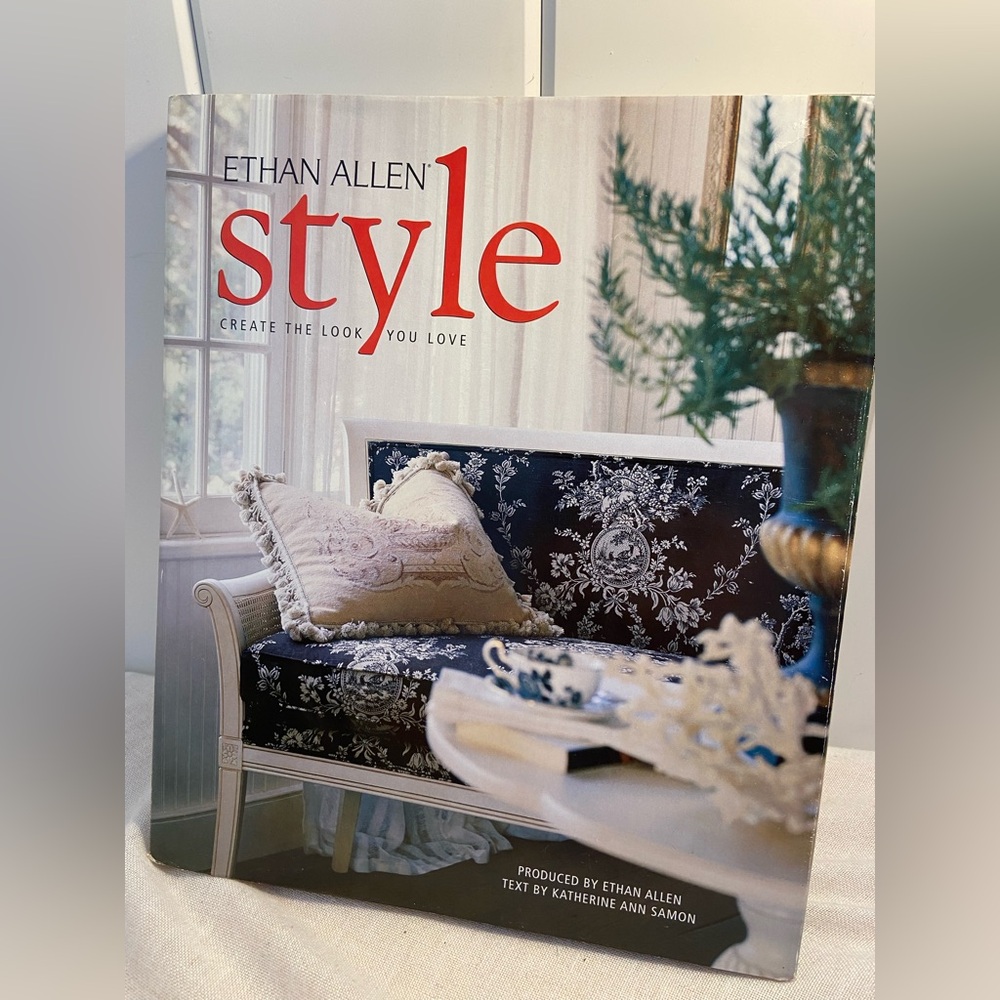 Book Ethan Allen Style Create the Look You Love by Katherine Ann Samon Y2K style